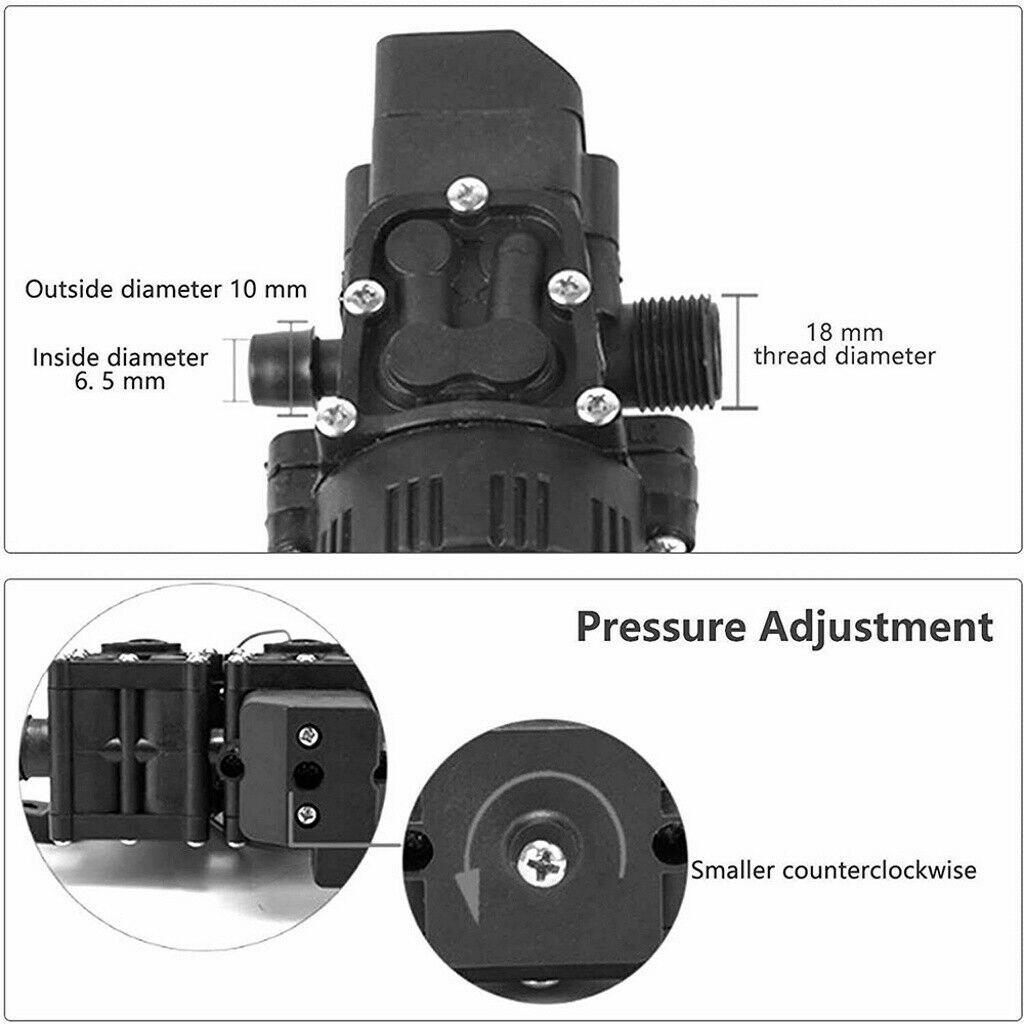 Portable 12V 80W Car High Pressure Washer Water Pump Kit Jet Washing