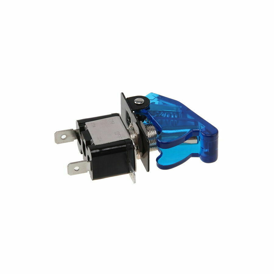 12V On/Off Blue LED Light CAR Power Engine Switch Ignition Button Starter Push