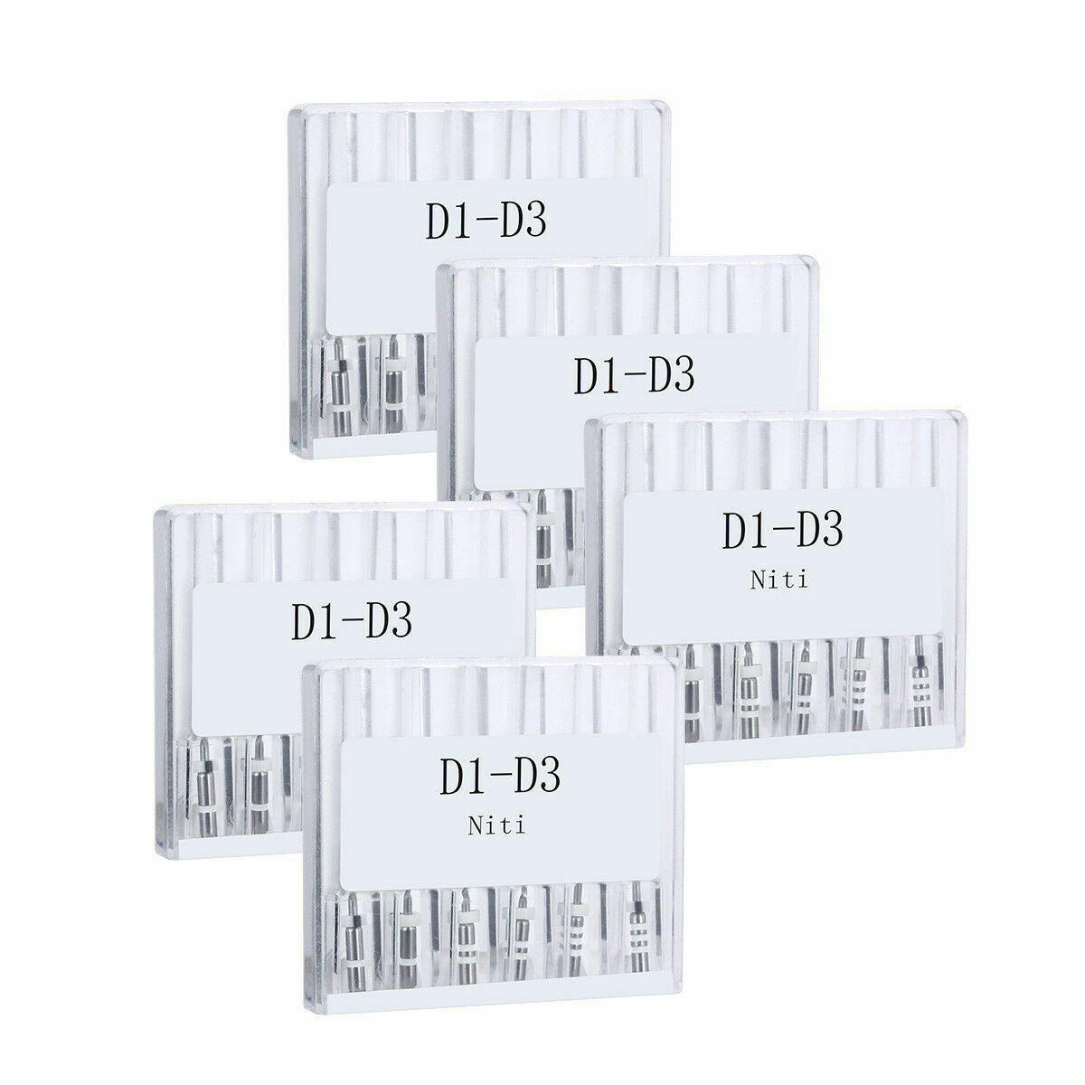 10X Dental Endodontic Retreatment Universal Engine Root Canal NiTi File D1 D2 D3