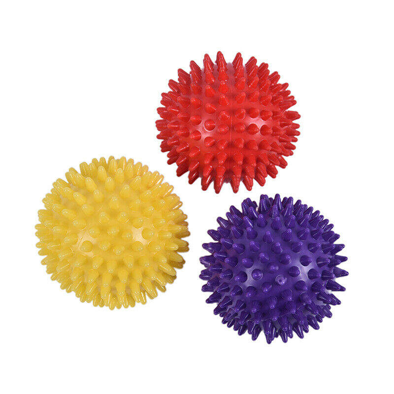 7CM Yoga Massage Ball Spikey Gym Balls Spiky Trigger Point Stress Relief_tiM Qx