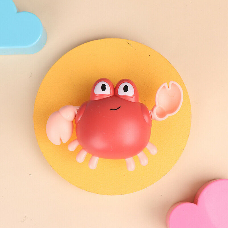 1Pc Baby Bath Toys Cute Crab Classic Baby Water Toys Infant Swim Clockwork  Qx