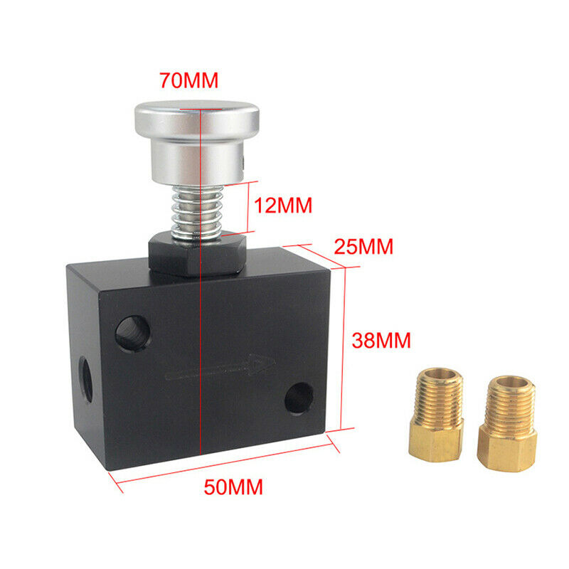 1/8"NPT Car Hydraulic Brake Parking Lock Pressure Regulating Valve For Disc Drum
