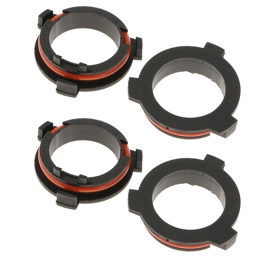 4 H7 Headlight Bulb Holder Base Retainer Conversion Kit for Opel Vauxhall Astra