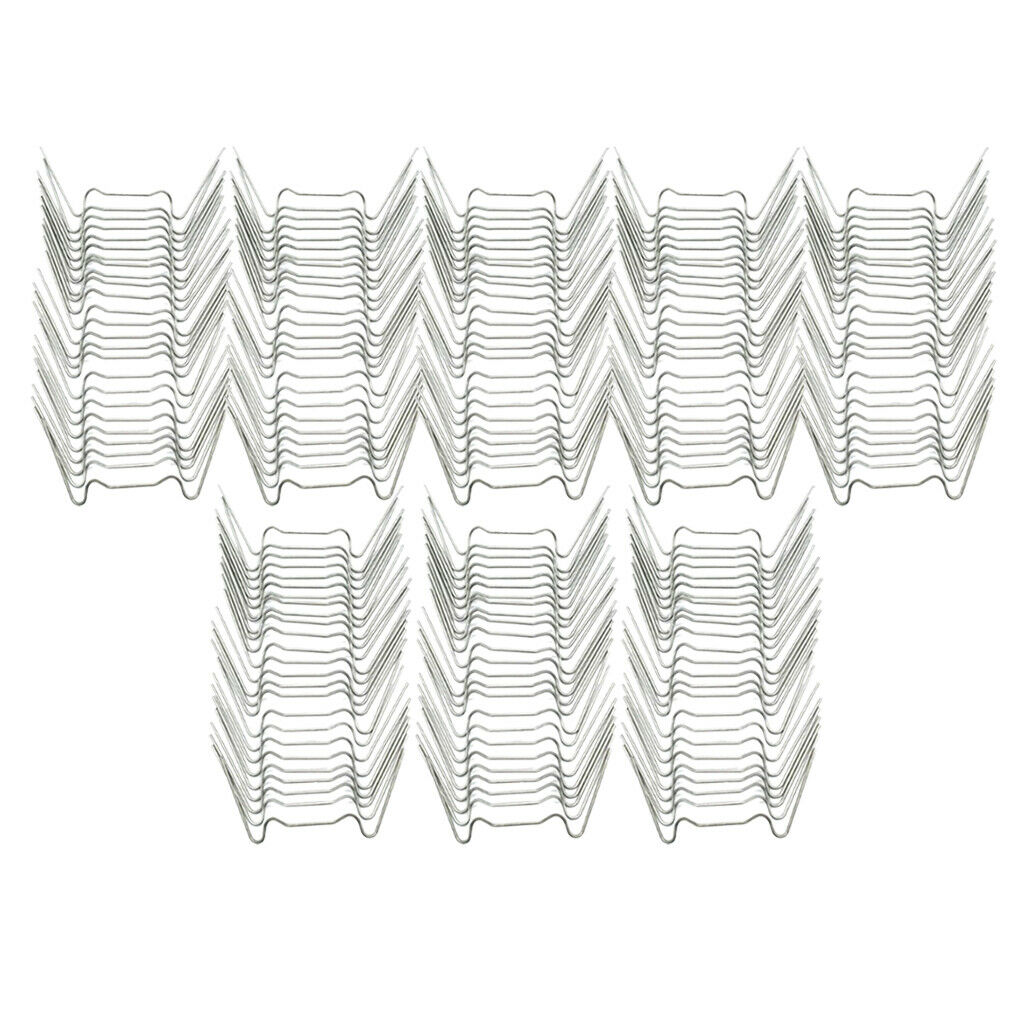 200 Pieces W Type Glazing Glass Clips Stainless Use Fttings for Greenhouse