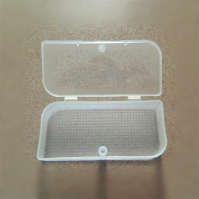 2PCS Clear Plastic Transparent Storage Box Case Collection Container With Lid