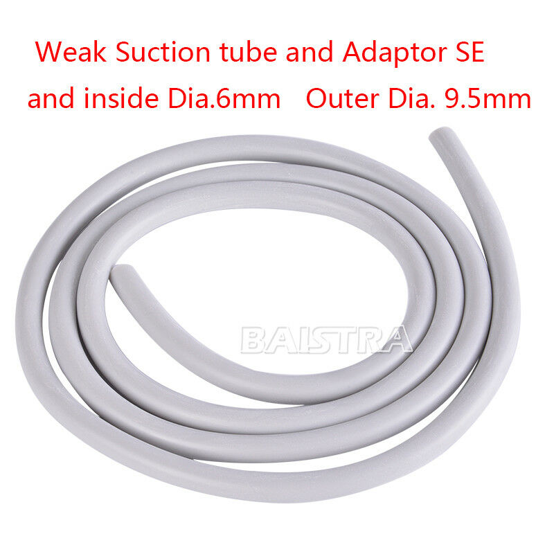 5X Silicone Tube Hose Pipes for Dental Saliva Ejector Suction Valves Weak