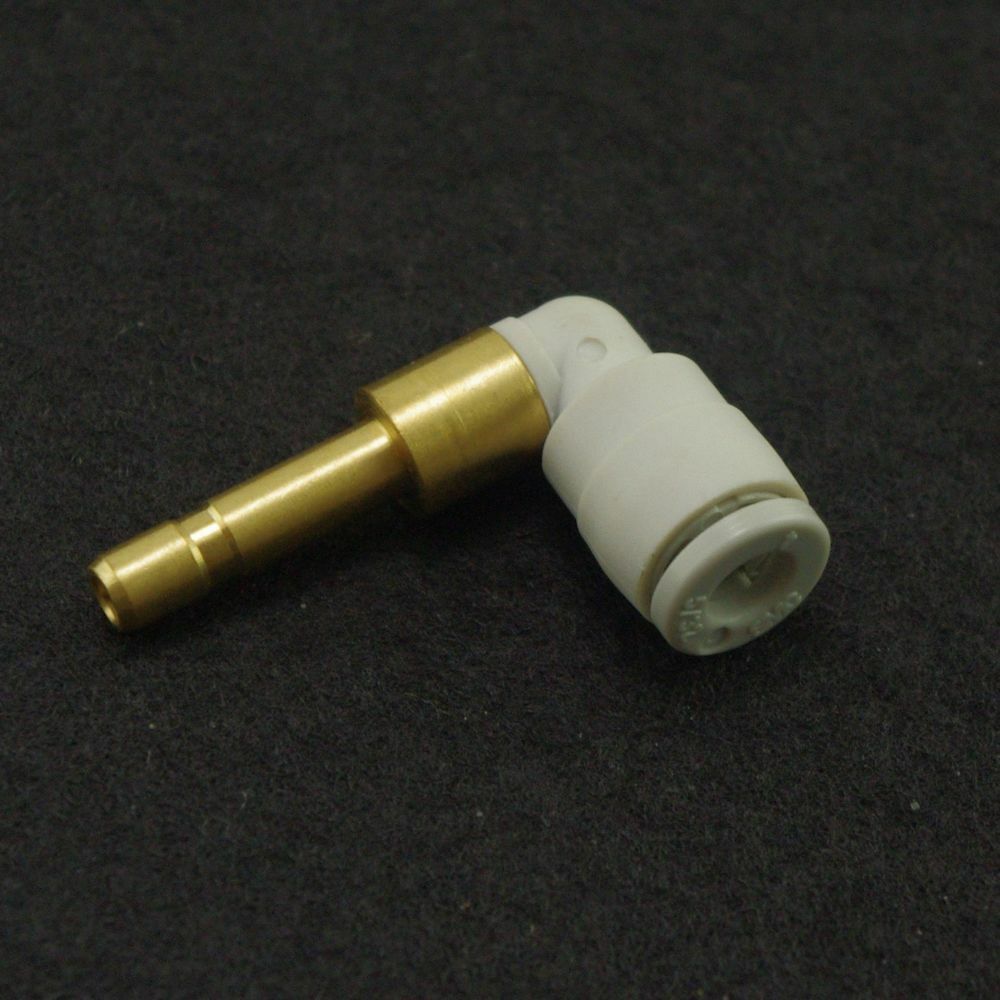 LOT5 Push In Connector Male Extended Elbow 10mm plug in Replace SMC KQ2W10-99