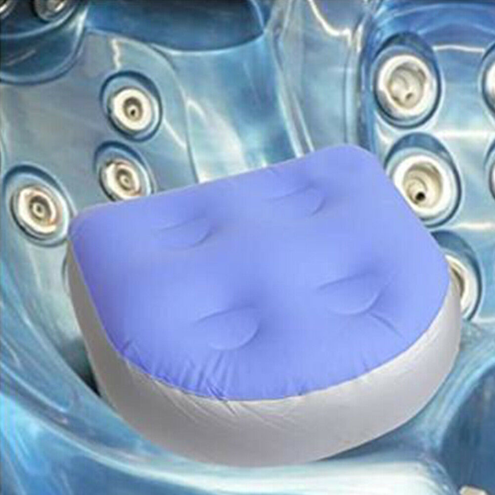 Hot Tub Inflatable Cushion Massage Spa Booster Seat Mat Pad with Suction Cup