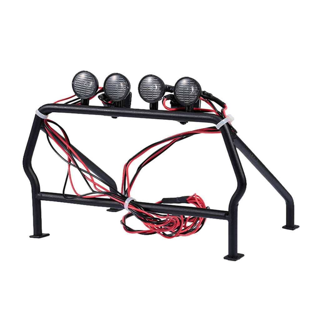 RC Car Truck Roof 6 LED Light Rack 1:10 RC Crawler