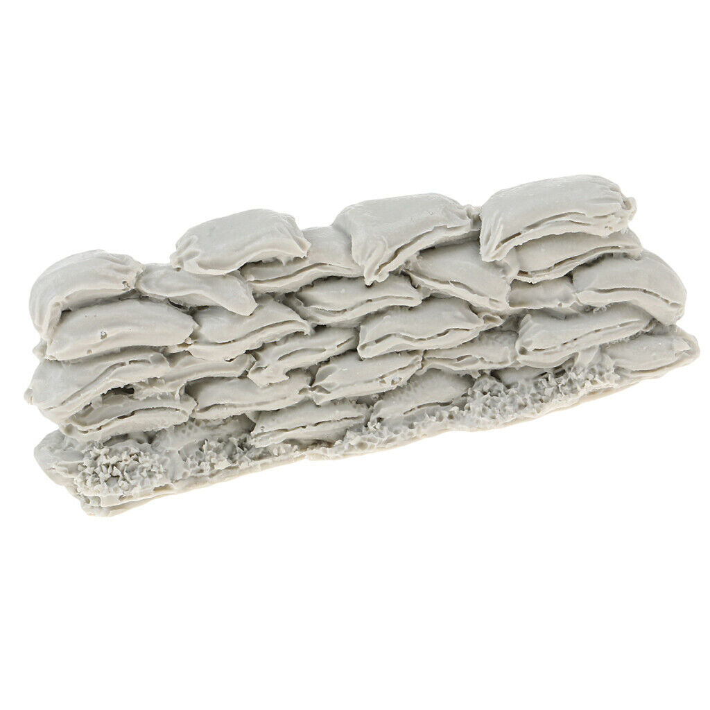 5x 1:35 Scale Unpainted Sandbags Models Scenario Layout Kit Accessories