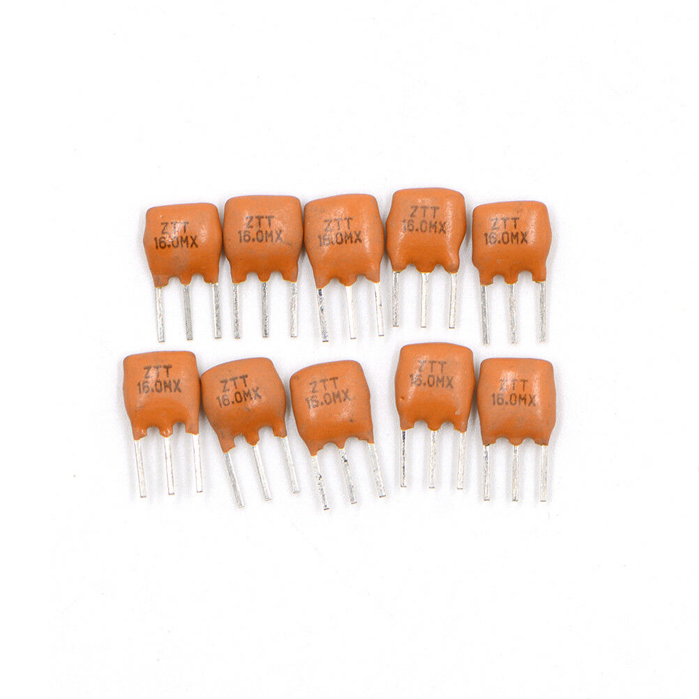 10pcs 3 Pins Ceramic Resonator 16.0MHz Hot Sal.l8