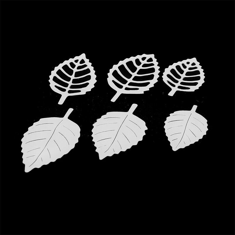 6 PCS carbon steel cutting die leaves die cut scrapbooking album marking .l8