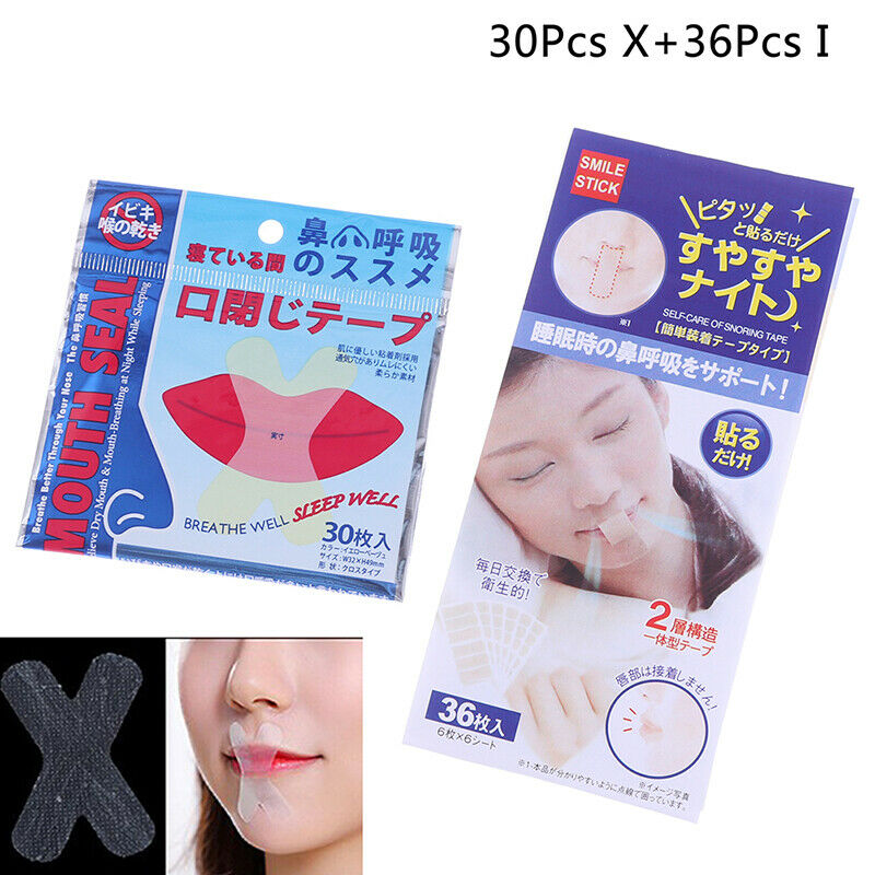 66Pcs Nasal Sleep Strips Extra Size Nose Band Stop Snoring Sleep Nose Bre.l8