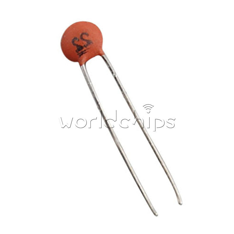 100Pcs 22pF 50Volt Ceramic Disc Capacitors +10â„ƒ to +85â„ƒ Â±20% 2.5x Rated Voltage