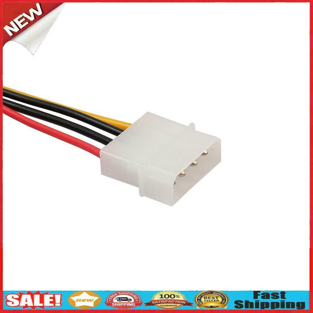 1pcs IDE 4-Pin Male to IDE 4-Pin Female Extension Power Cable 18cm @