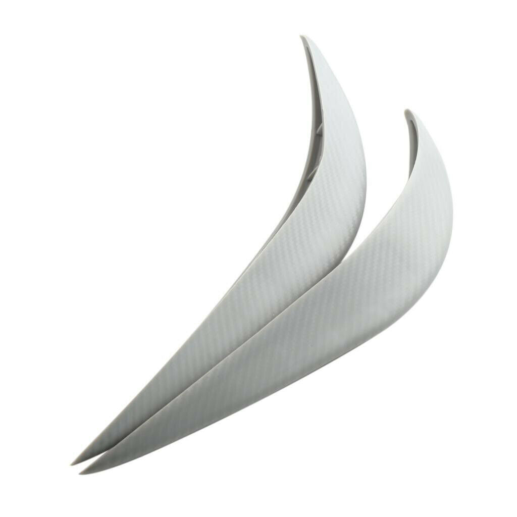 Pair Car Body Door Side Anti-Collision Protector Guard Decorative Strip Grey
