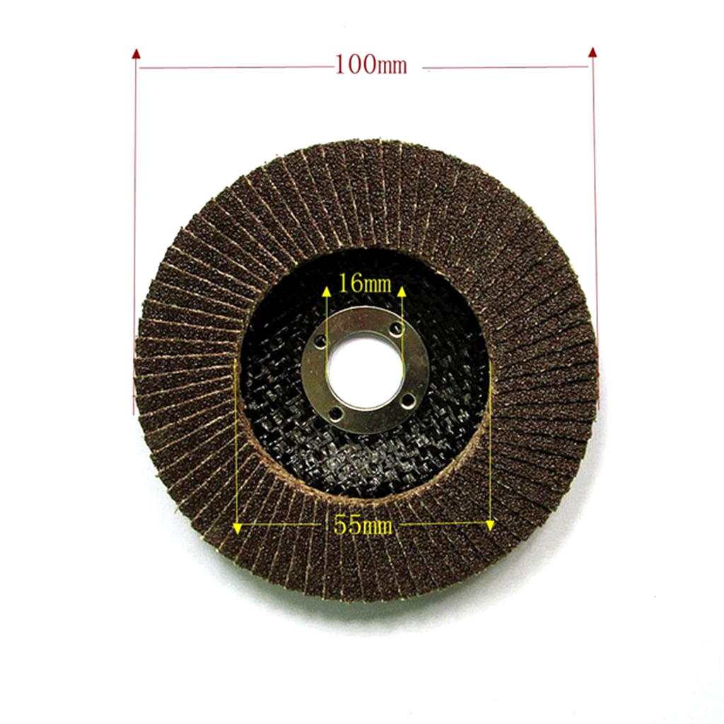 10 Pieces 100mm Zirconia Flap Disc Grinding Wheel Polish Set Angle Grinder