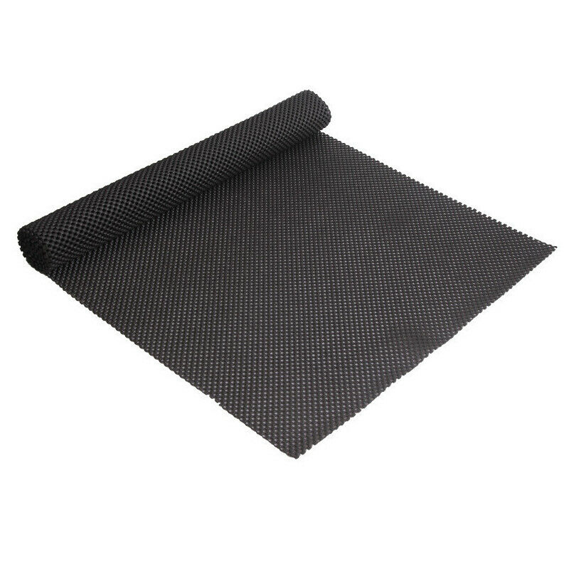 150CM PVC Car Trunk Anti Skid Floor Mat Carpet Rest Pedal Pad Cover Trim Black