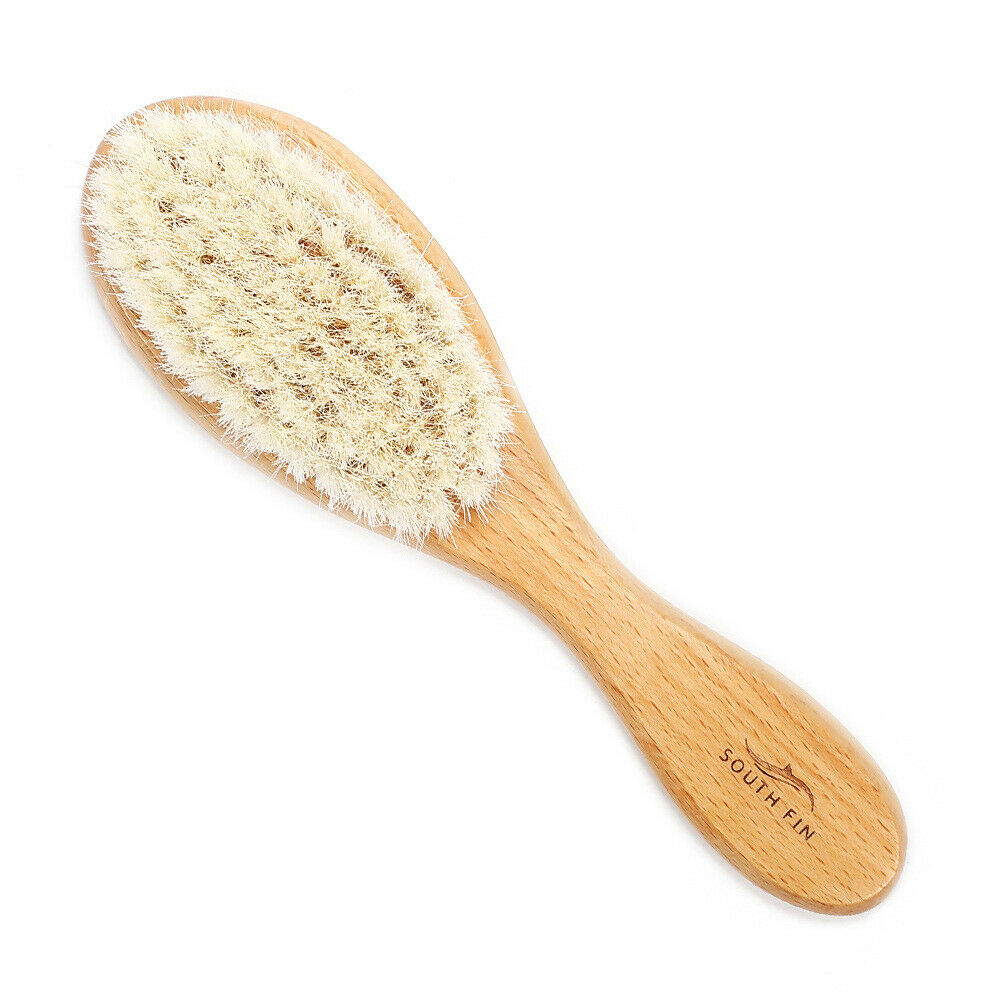 2 Packs Beech Wood Dry Brushing Body Exfoliating Massage Brush Skin Exfoliator