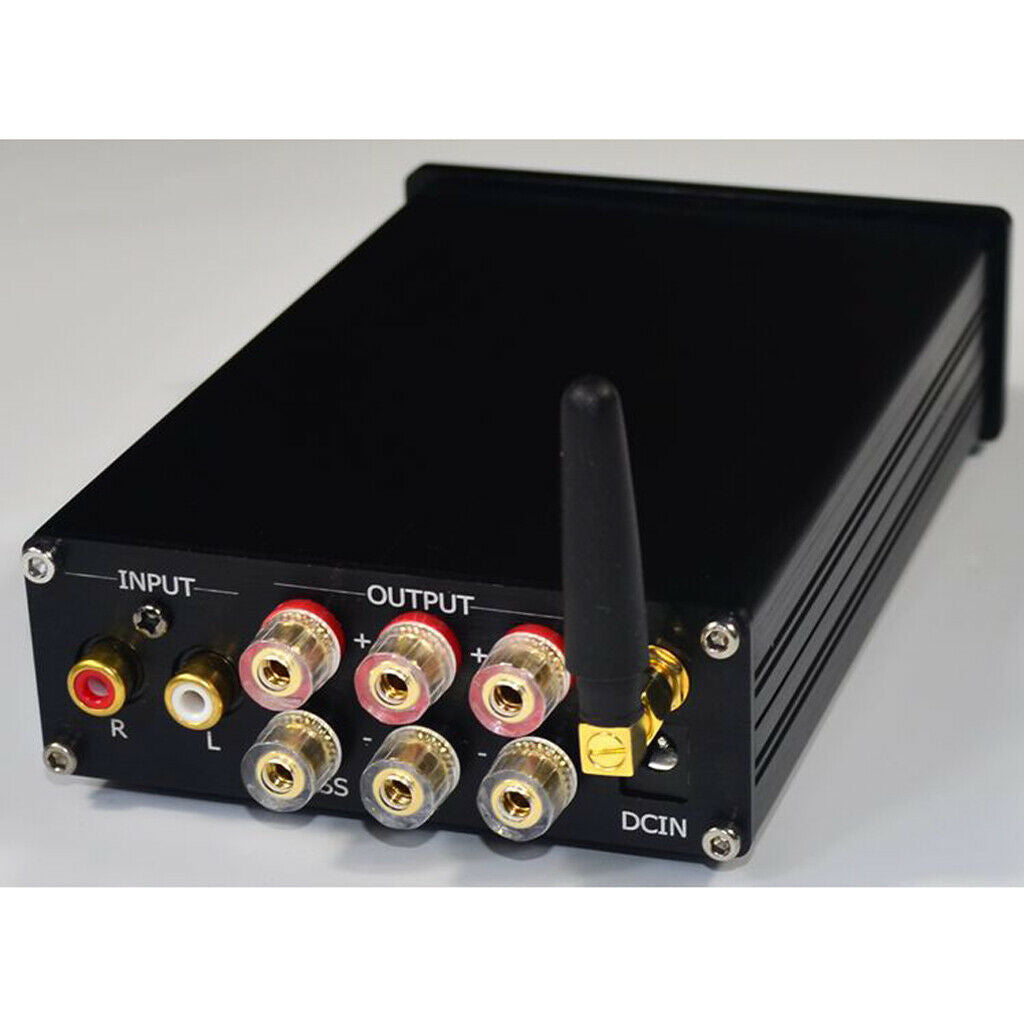 Bluetooth Stereo Audio Amplifier, Mini Hi-Fi Class D Integrated Amp 2.1CH for