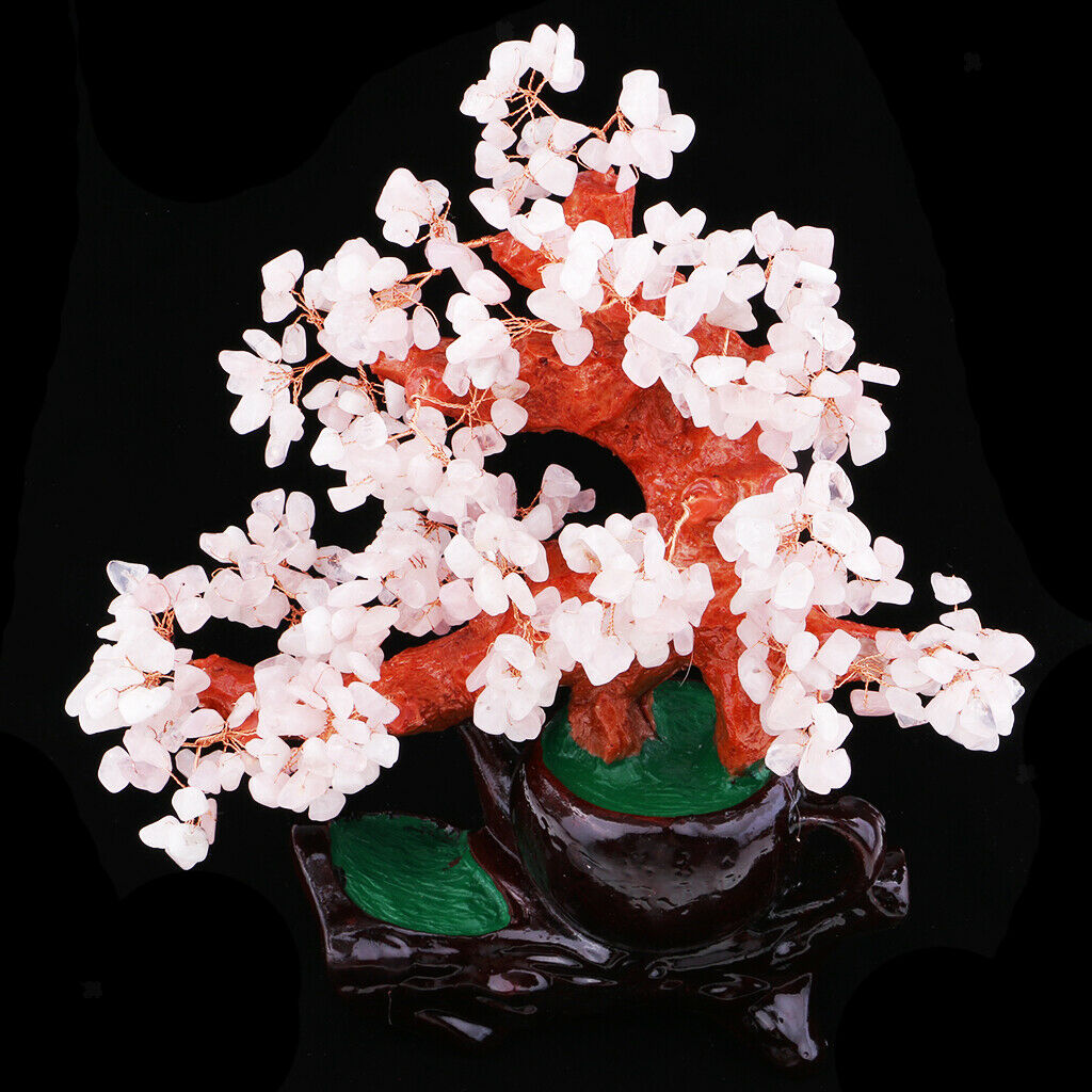 Bonsai Style Crystal Tree Feng Shui Bring Wealth Luck Tree Decor Tea Pot  03