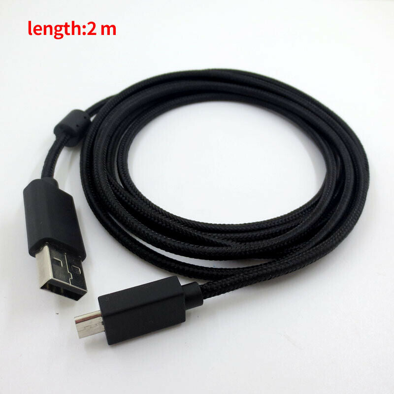 2X(2M USB Headphone Cable Audio Cable for Logitech G633 G633S Headset C4Q4)