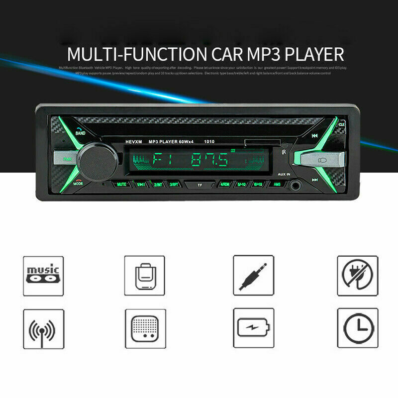 4-Channel Digital Bluetooth Audio USB/SD/FM/WMA/MP3 Radio Stereo Player Unit Kit