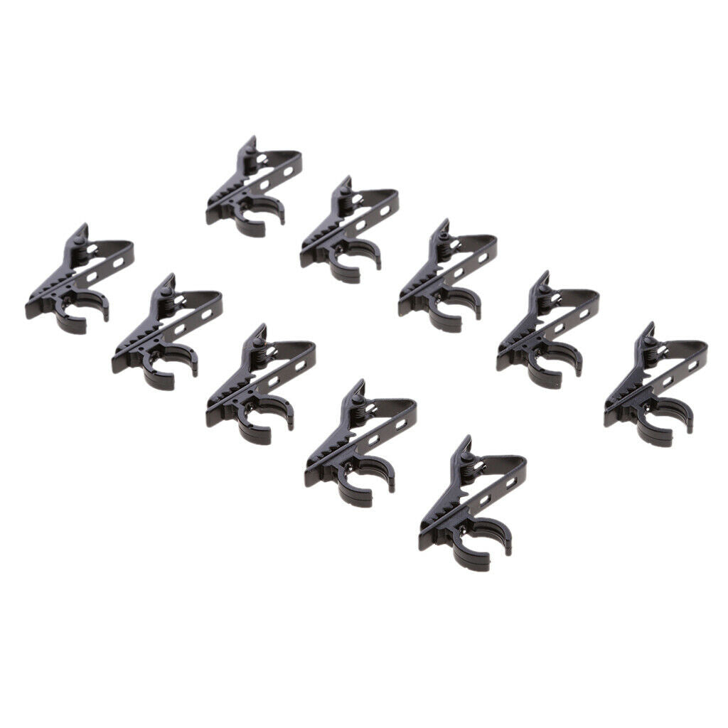 10 Pack Safe Safe Shock Lavalier Microphone  Clips Replacement Kit
