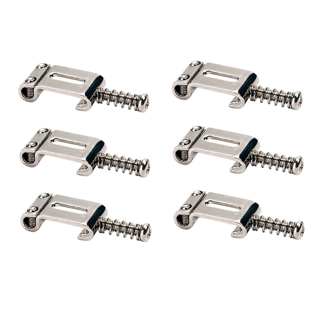 6x Flat Saddles Saddles, Tremolo Bridge, 6 Strings Saddle Tremolo for