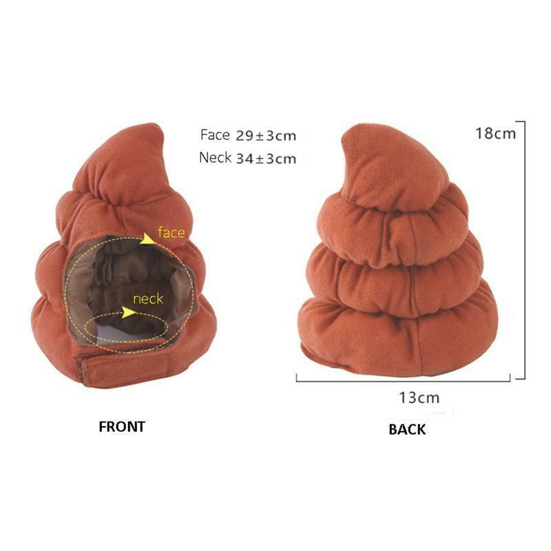 Pet Hat Poop Shaped Headwear Cat Funny Photo Props Suitable for Cats and Dogs