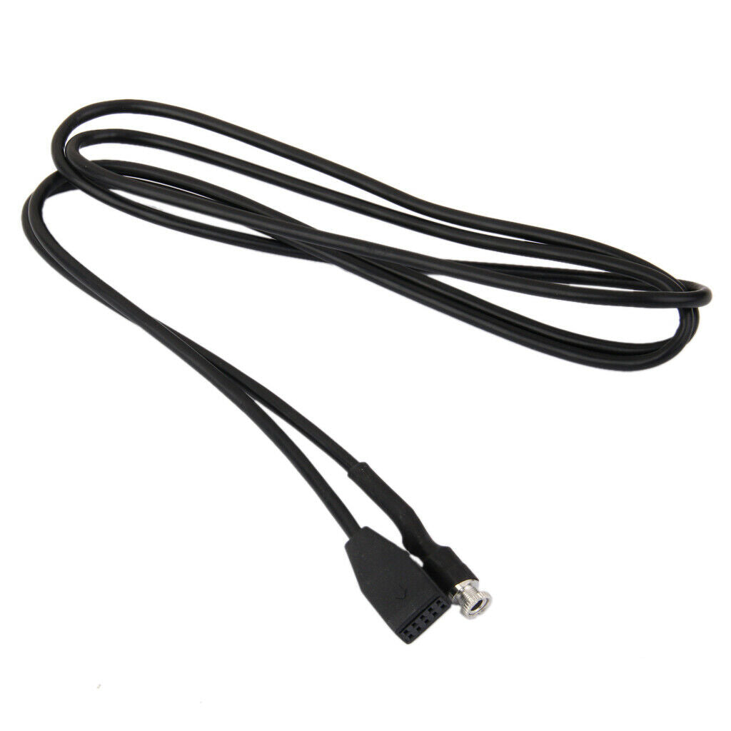 3.5mm Female Jack Car Aux-in Adapter Cable FOR BMW BM54 E39 E53 X5 E46 Black