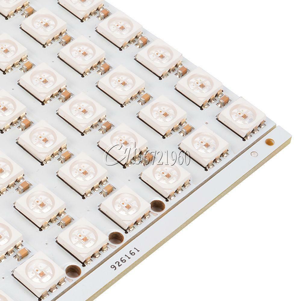 8x8 64-Bit Full Color WS2812B 5050 RGB LED Lamp Panel Light for Arduino OS857
