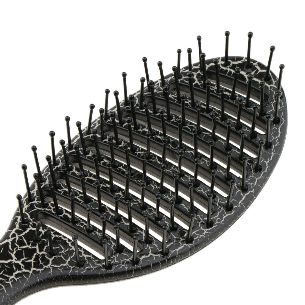 Salon Professional Hair Brush Anti-Static Hair Styling Scalp Massage Comb Black