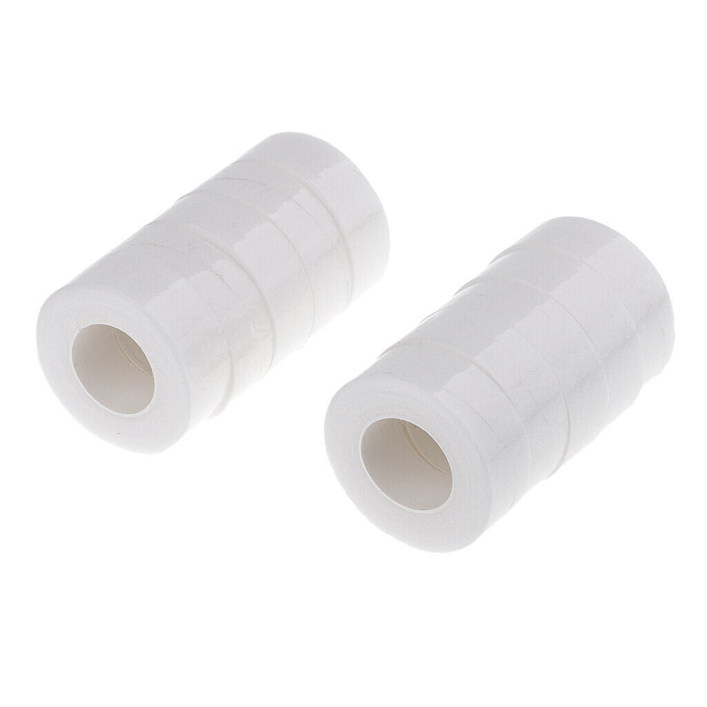 10pcs White Hem Iron-On Adhesive Hemming Tape Wonder Web, 0.79inch x 10