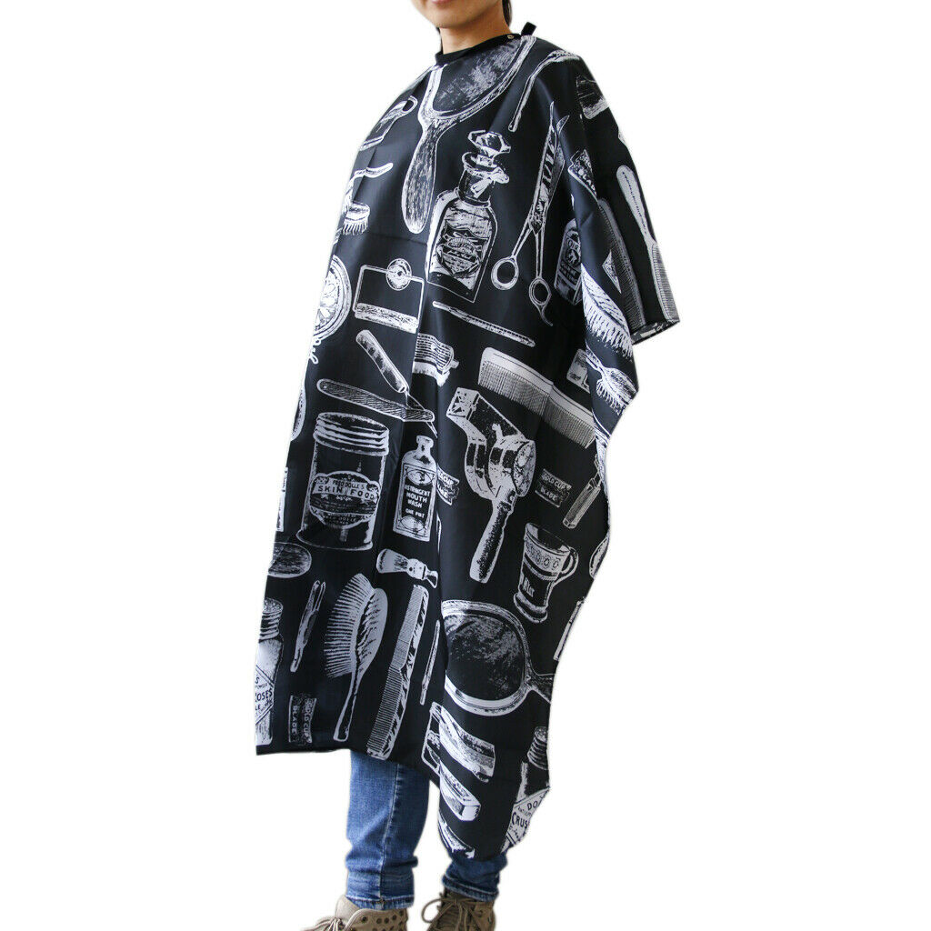 2 Pieces Durable Waterproof Capes Cloth Salon Gowns With Snap Closure Adults