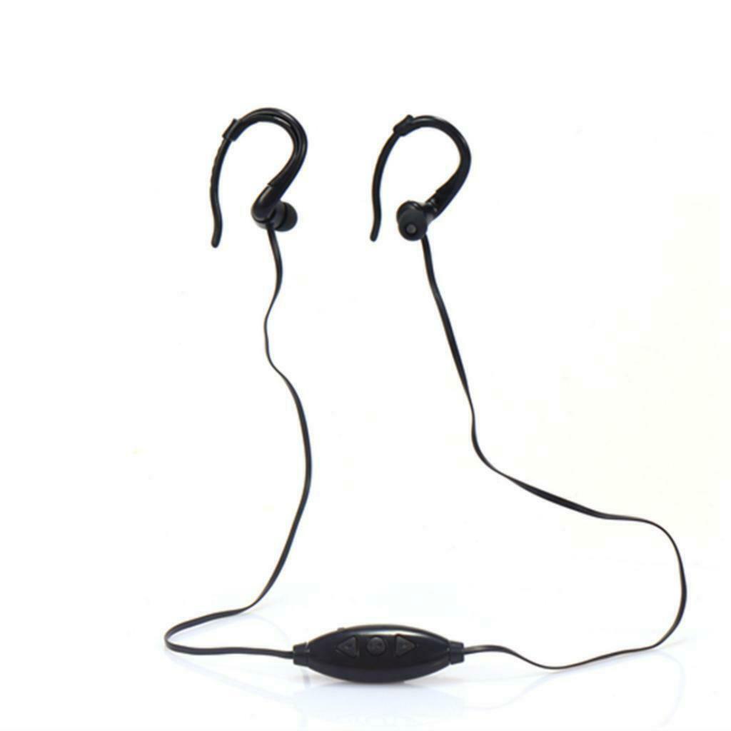 Bluetooth Stereo Sport Headset In-Ear Wireless Earphone Headphone Mic Black
