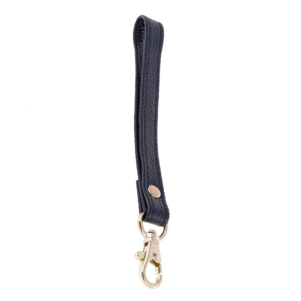 2 Packs Durable Real Leather Wristlet Pouch Wrist Bag Strap Clutch Handle