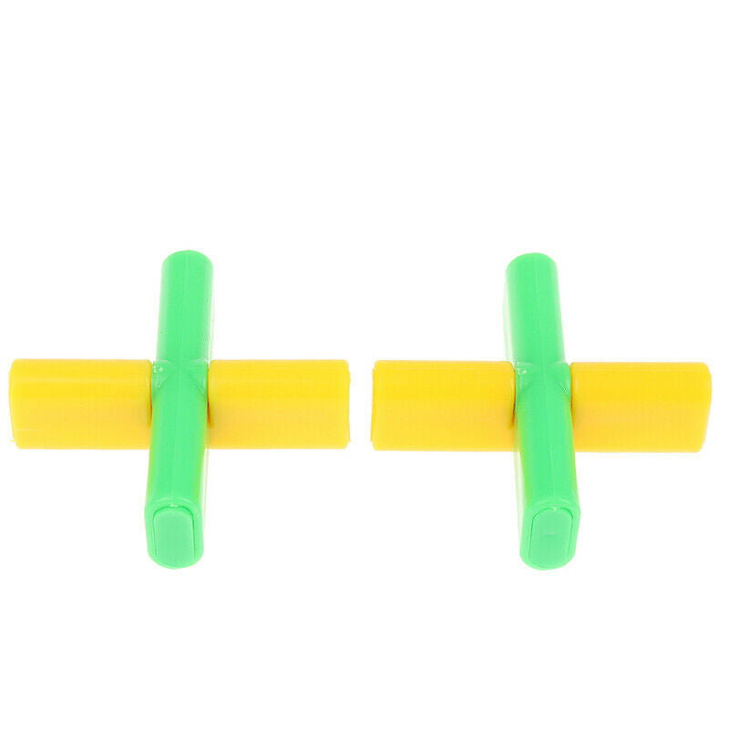 2pc Cross Lock Magic Tricks Magical Cross Interesting Lock Automatically Unl DF