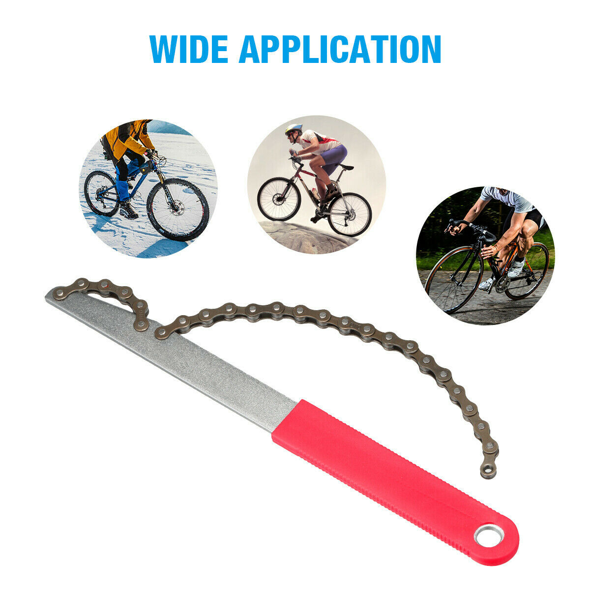 Bicycle Bike Remover Repair Tool Cassette Freewheel Chain Whip Sprocket Lock Kit