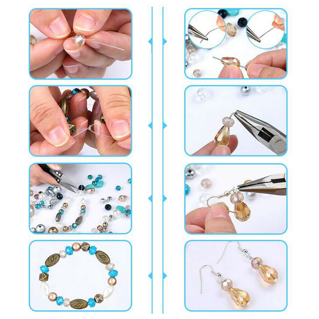 Jewelry Making Kit- DIY Beading Arts Crafts Kit for Beginners, Adults - Includes