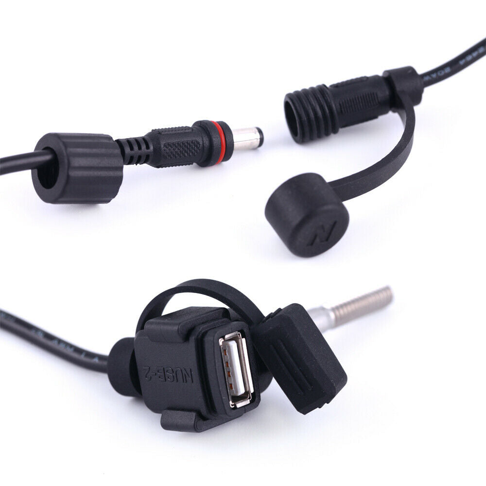 12V USB Charger Outlet Socket Waterproof USB Charge Port For Mobile Phone
