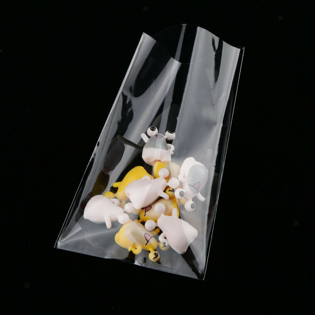 1000ct Clear Plastic Bags 2.4x3.9 - Self Sealing OPP Cello Bags for Bakery