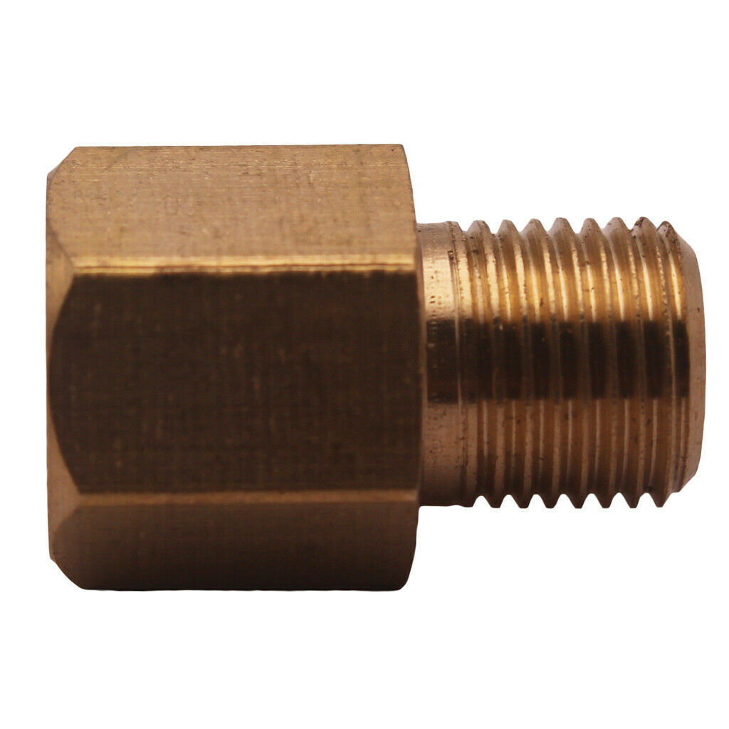 Brass pipe connection adapter 1/8 "Male NPT X 1/8" Female NPT