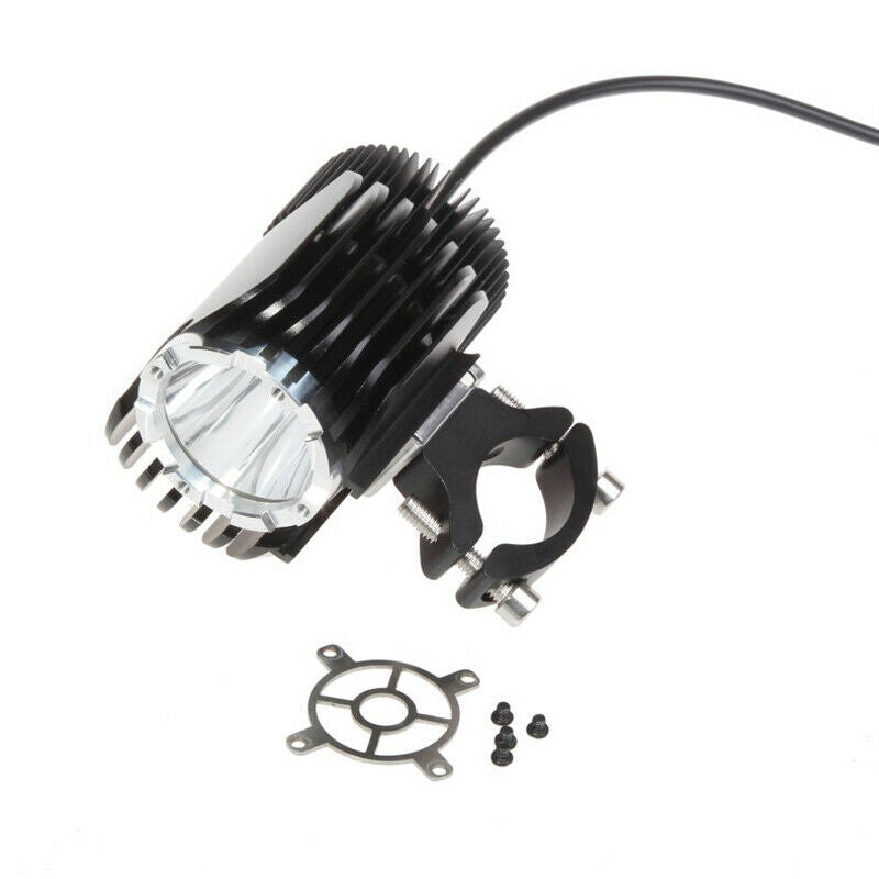 1PC Motorcycle Scooter Bikes ATV 20w LED Auxiliary Light Spotlight Aluminum 1.7A