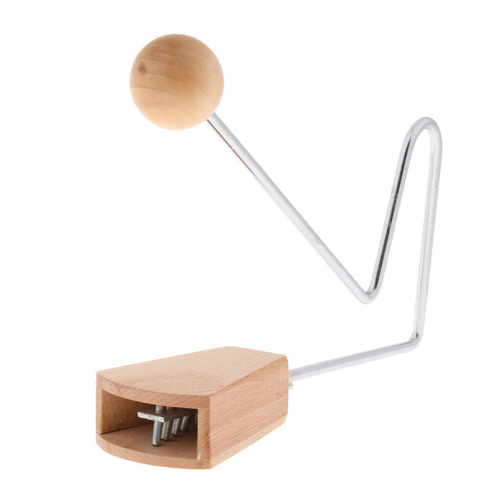 1pc Wooden Clapper Percussion Instrument for Kids Musical Educational Toys