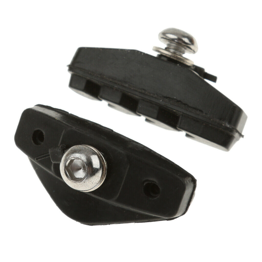 2 X Road Bike Brake Pads Cycle Blocks Black 5cm