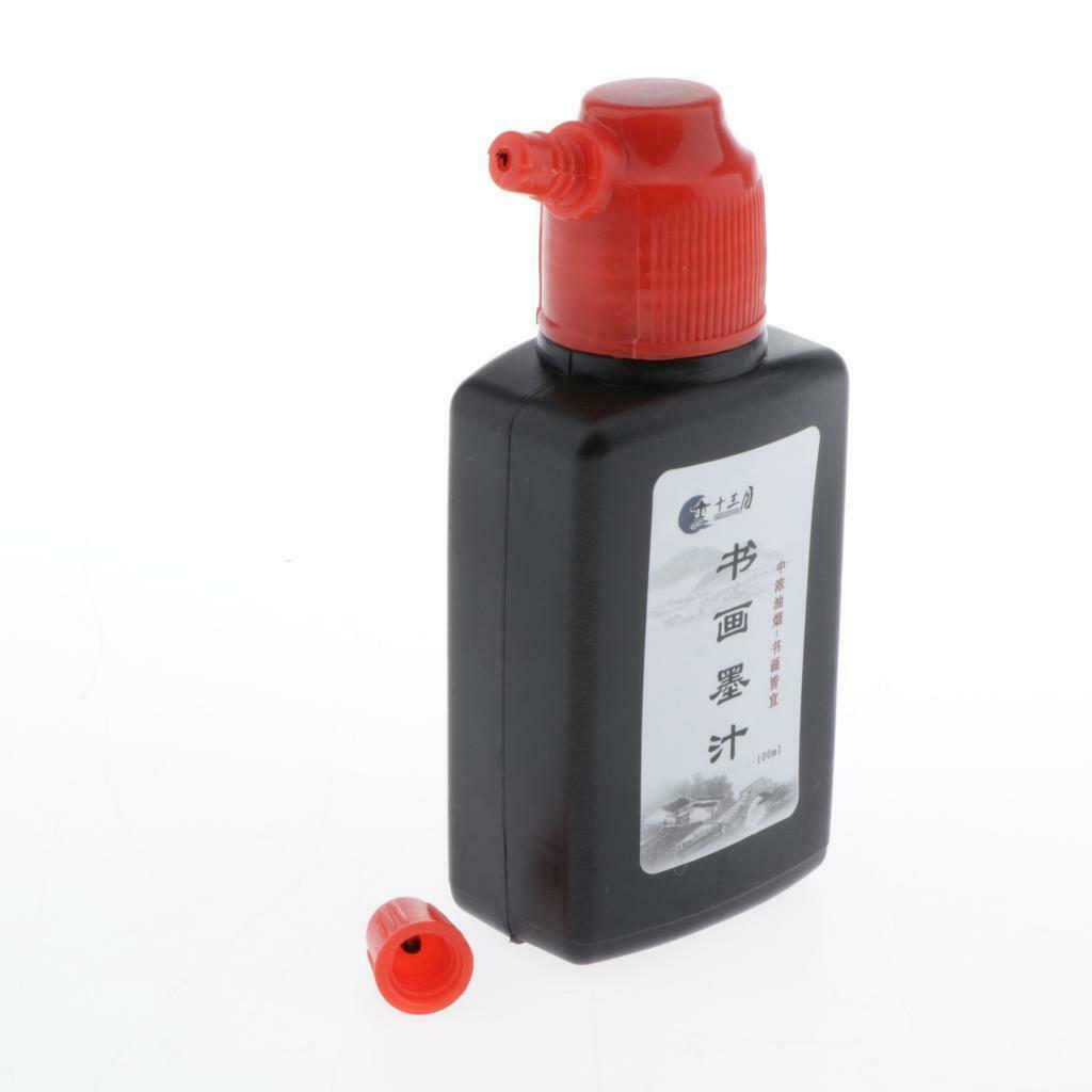 2pcs 100g Ink Bottle for Artisit DIY Signatures Chinese Calligraphy Brushes