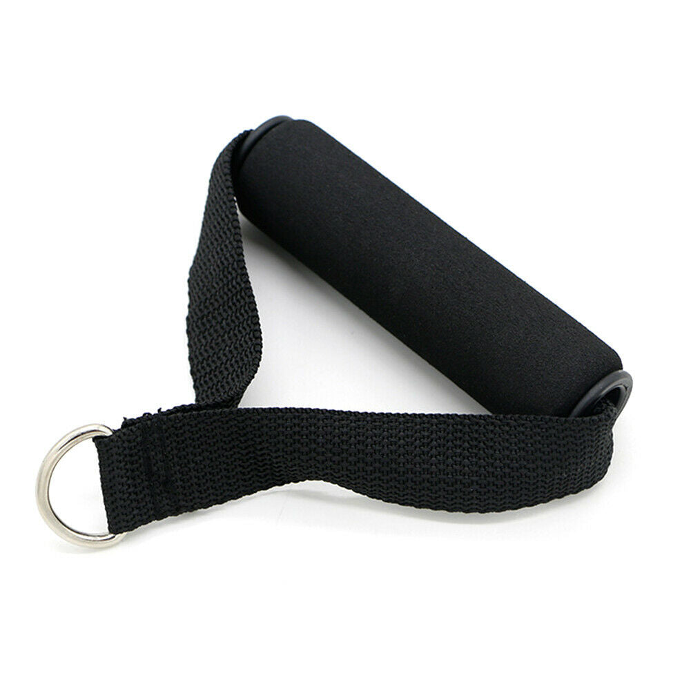 Multi-purpose D Ring Fitness Foam Handle with Nylon Webbing for Pull Rope @
