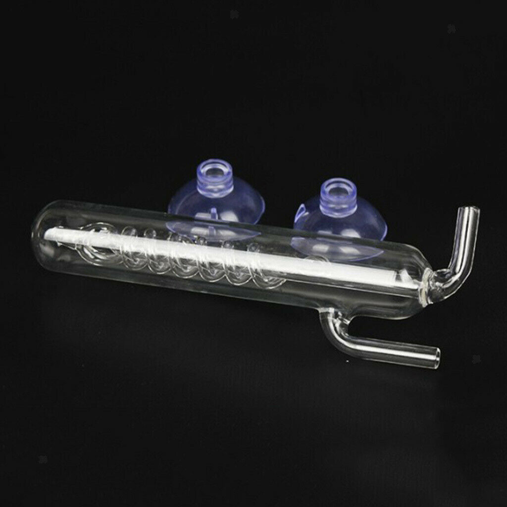 Aquarium Fish Tank CO2 Monitor Tester Spiral Bubble Counter Easy To Install