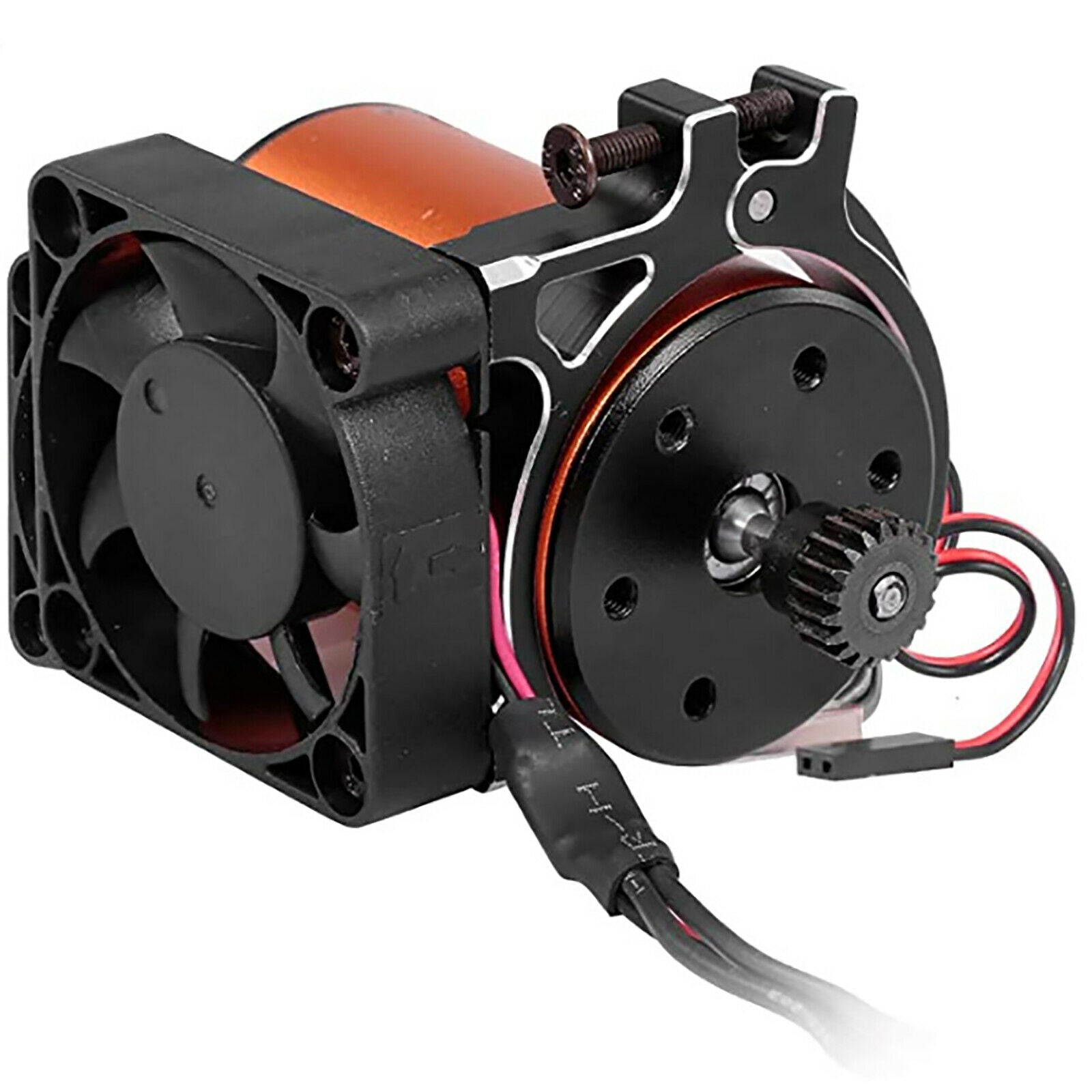 For TRAXXAS SUMMIT E-REVO UDR 42MM Motor Heatsink Cooling Fan w/ Thermal Sensor